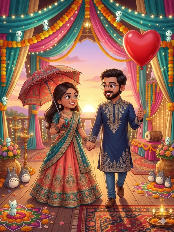Mehendi and Sangeeth celebration